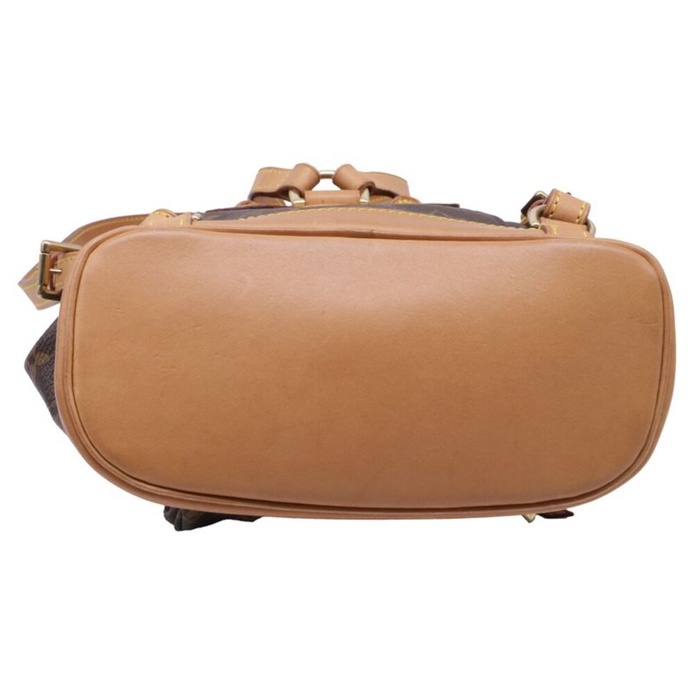 Louis Vuitton Montsouris Mini Backpack in Brown Coated Canvas - Picture 6 of 12